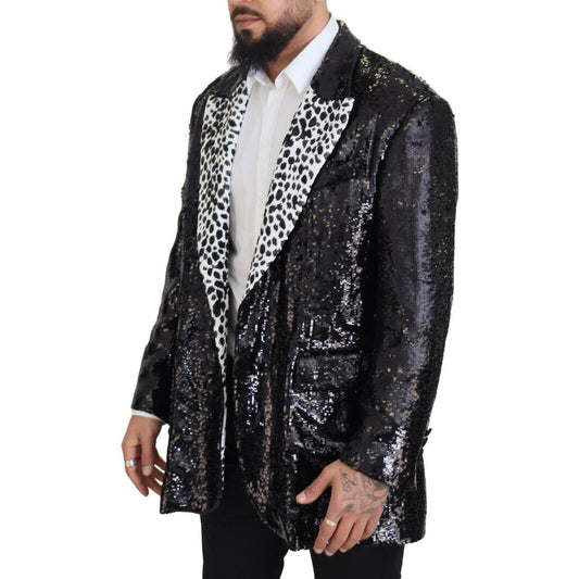 Dolce & Gabbana Elegant Black Single Breasted Blazer Dolce & Gabbana Black