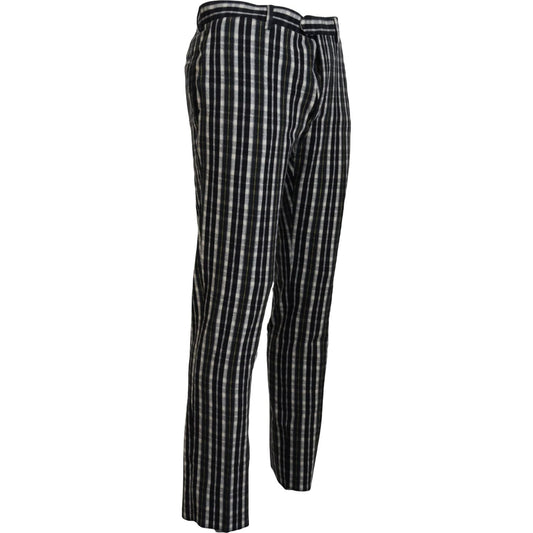 Elegant Black and White BENCIVENGA Pants BENCIVENGA Black