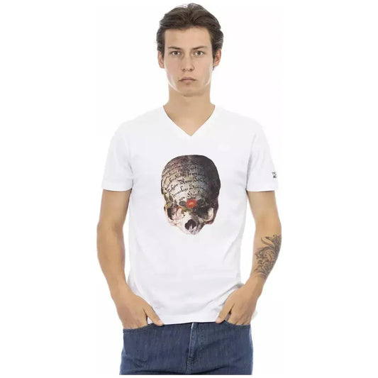 Trussardi Action White Cotton Men's T-Shirt