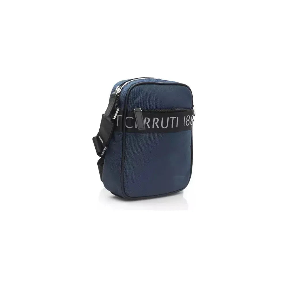 Cerruti 1881 Blue Nylon Women Crossbody Bag