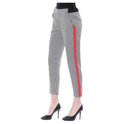 BYBLOS Black Viscose Women Pant