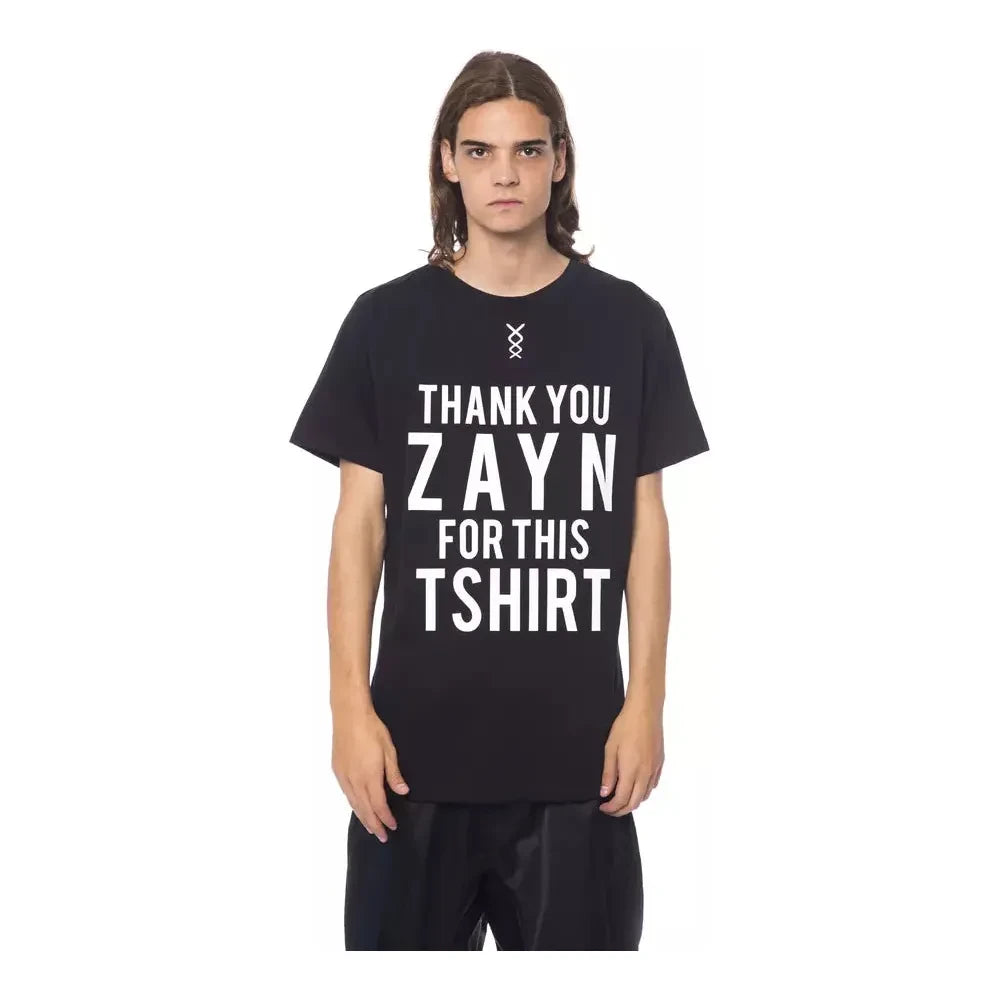 Nicolo Tonetto Black Cotton Men T-Shirt 1728,67345744032,Black,Clothing,M,Men,Men - Clothing,New with tags,Nicolo Tonetto,S,T-Shirts - Clothing,T-Shirts - Men - Clothing,T-Shirts - T-Shirts - Clothing