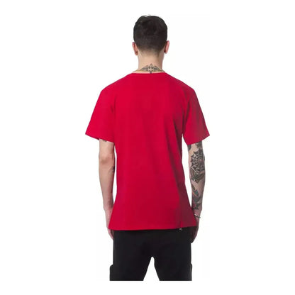 Nicolo Tonetto Red Cotton Men's T-Shirt 1728,67345744032,Clothing,L,Men,Men - Clothing,Multicolor,New with tags,Nicolo Tonetto,T-Shirts - Clothing,T-Shirts - Men - Clothing,T-Shirts - T-Shirts - Clothing