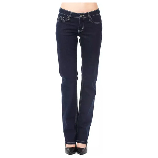 Ungaro Fever Blue Cotton Women Jeans Ungaro Fever Dark Slate Gray
