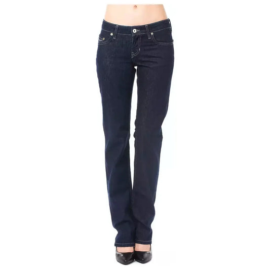 Ungaro Fever Blue Cotton Women Jeans Ungaro Fever Dark Slate Gray