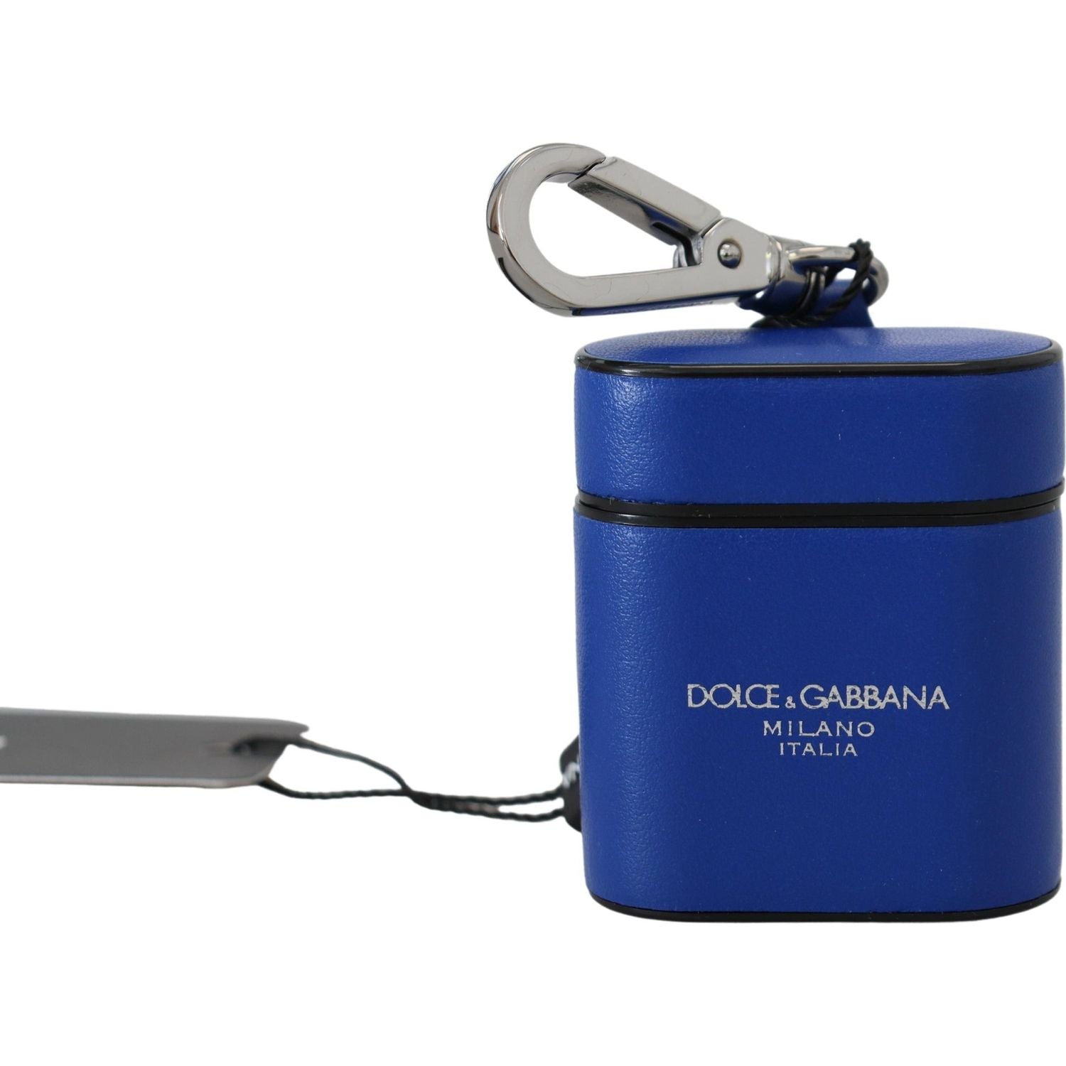 حافظة سماعات Airpods الجلدية الأنيقة باللون الأزرق من Dolce &amp; Gabbana