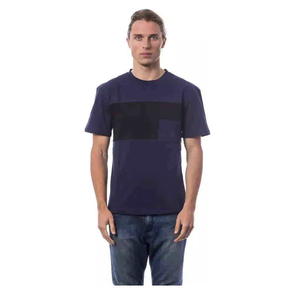 Verri Blue Cotton Men T-Shirt 1728,67345744032,Blue,Clothing,Men,Men - Clothing,New with tags,T-Shirts - Clothing,T-Shirts - Men - Clothing,T-Shirts - T-Shirts - Clothing,Verri,XXL