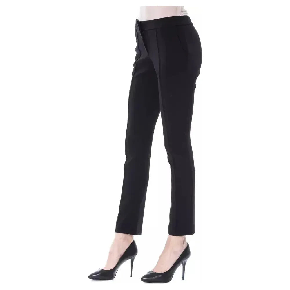BYBLOS Black Polyester Women Pants 1728,67345744032,Black,BYBLOS,Clothing,IT38 | XS,IT40|S,Jeans & Pants - Women - Clothing,New with tags,Pants - Clothing,Skinny Pants - Pants - Clothing,Women,Women - Clothing