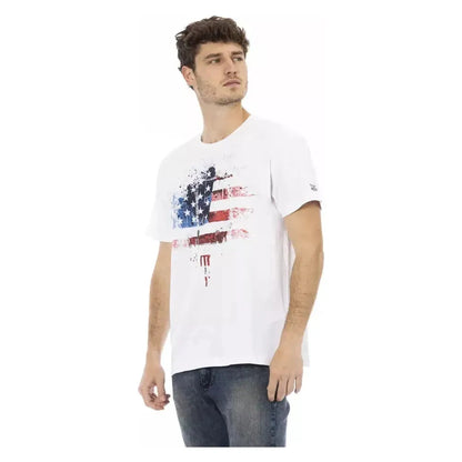 Trussardi Action White Cotton Men's T-Shirt