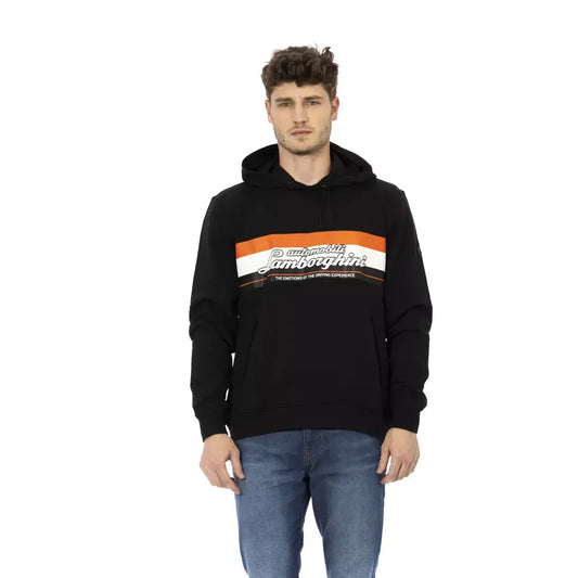 Automobili Lamborghini Black Cotton Men Hoodie