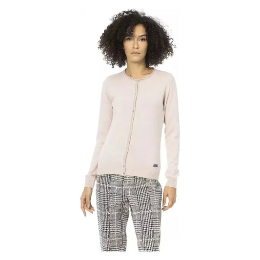 Baldinini Trend Multicolor Wool Women Sweater Baldinini Trend Light Gray