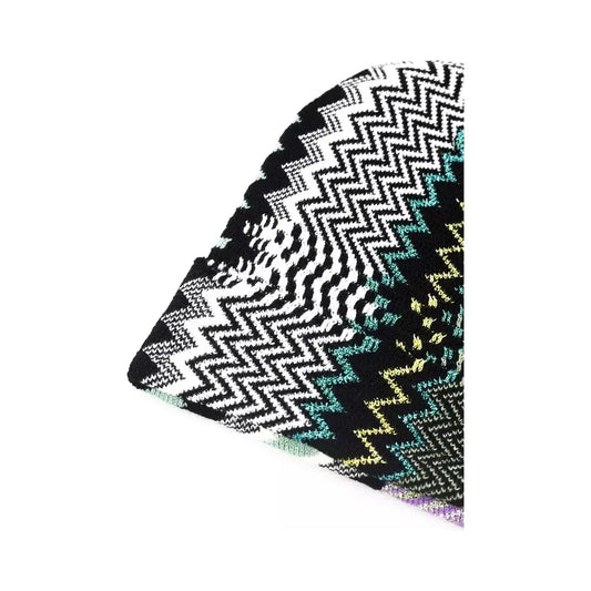 Missoni Multicolor Wool Women Hat Missoni Light Gray