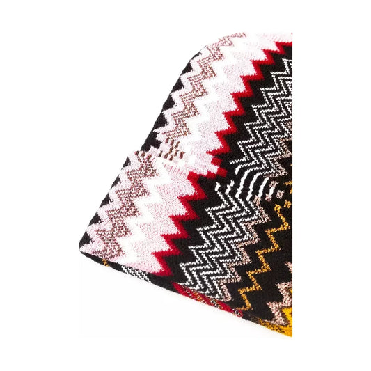 Missoni Multicolor Wool Women Hat Missoni Light Gray