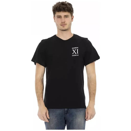 Bikkembergs Black Cotton Men T-Shirt1728,67345744032,Bikkembergs,Black,Clothing,Men,Men - Clothing,New with tags,S,T-Shirts - Clothing,T-Shirts - Men - Clothing,T-Shirts - T-Shirts - Clothing