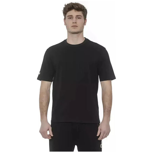 Tond Black Cotton Men's T-Shirt Tond Dark Slate Gray