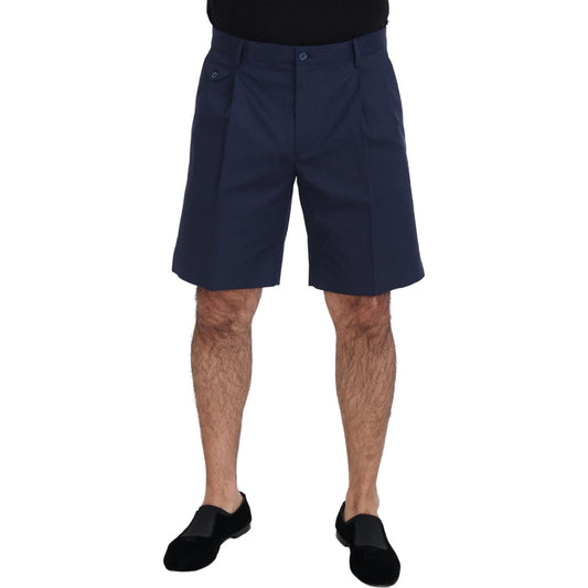 Dolce & Gabbana Elegant Blue Chino Shorts Dolce & Gabbana Dark Slate Gray