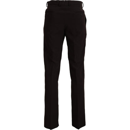 BENCIVENGA Brown Straight Fit Formal Men Pants