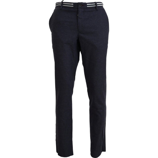 Domenico Tagliente Sophisticated Black Dress Pants for Men Domenico Tagliente Black