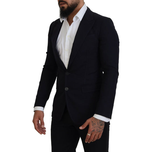 Dolce & Gabbana Elegant Black Single-Breasted Blazer Dolce & Gabbana Black