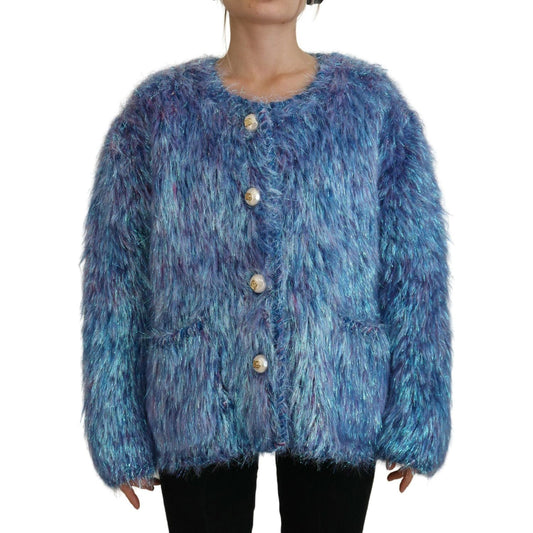 Dolce & Gabbana Elegant Multicolor Long Sleeve Jacket Dolce & Gabbana Dim Gray