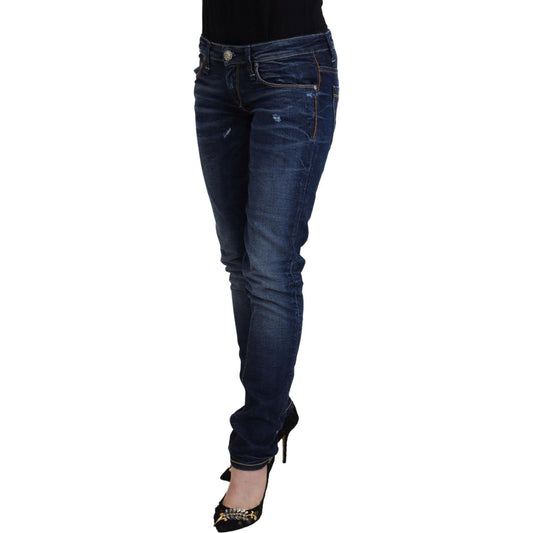 Acht Chic Low Waist Designer Skinny Jeans Acht Dark Slate Gray