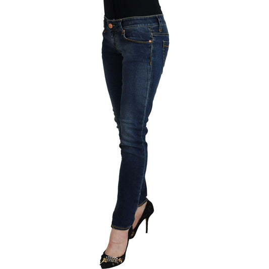 Acht Chic Low Waist Skinny Denim Acht Dark Slate Gray