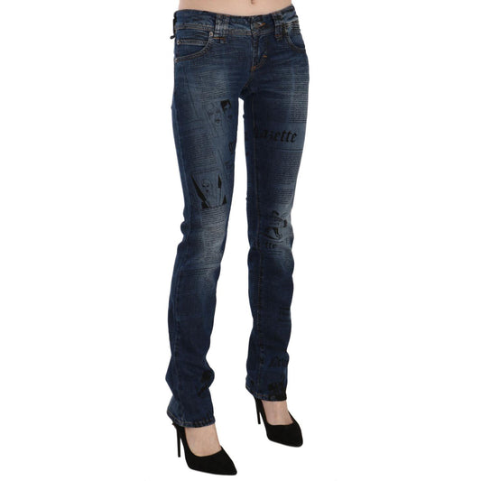 John Galliano Chic Blue Gazette Skinny Denim John Galliano Dark Slate Gray