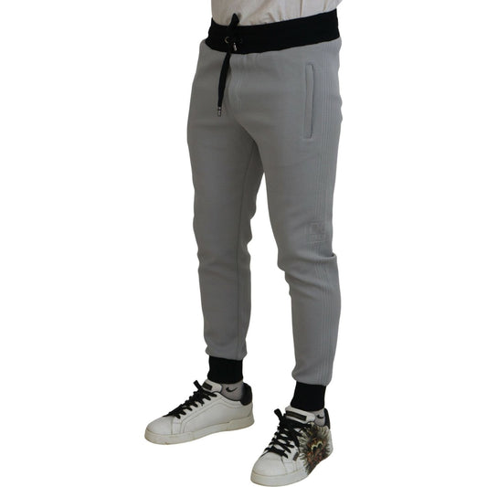 Dolce & Gabbana Elegant Grey Jogger Pants Dolce & Gabbana Dim Gray