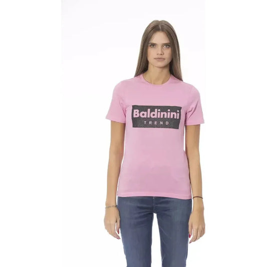 Baldinini Trend Multicolor Cotton Women Top Baldinini Trend Thistle
