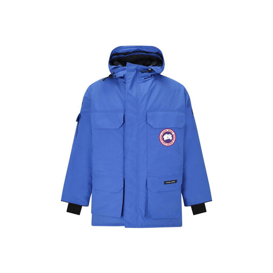 Canada Goose Stylish Royal Blue Expedition Jacket Canada Goose Steel Blue