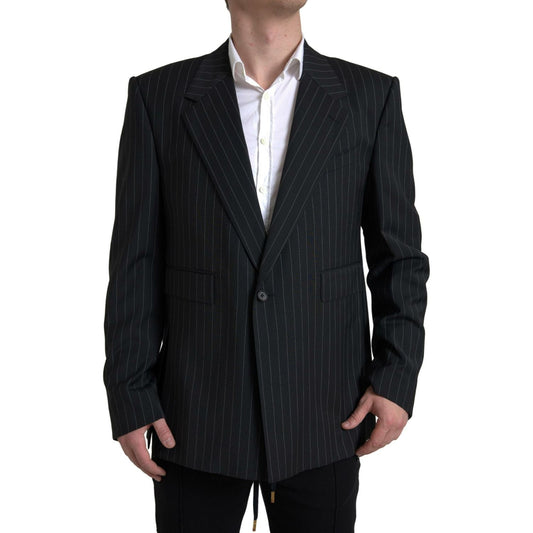 Dolce & Gabbana Sicilian Elegance Slim Fit Blazer Dolce & Gabbana Black