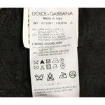Dolce & Gabbana Black Striped Wool Logo Vest Gilet Weste GSS12032-1