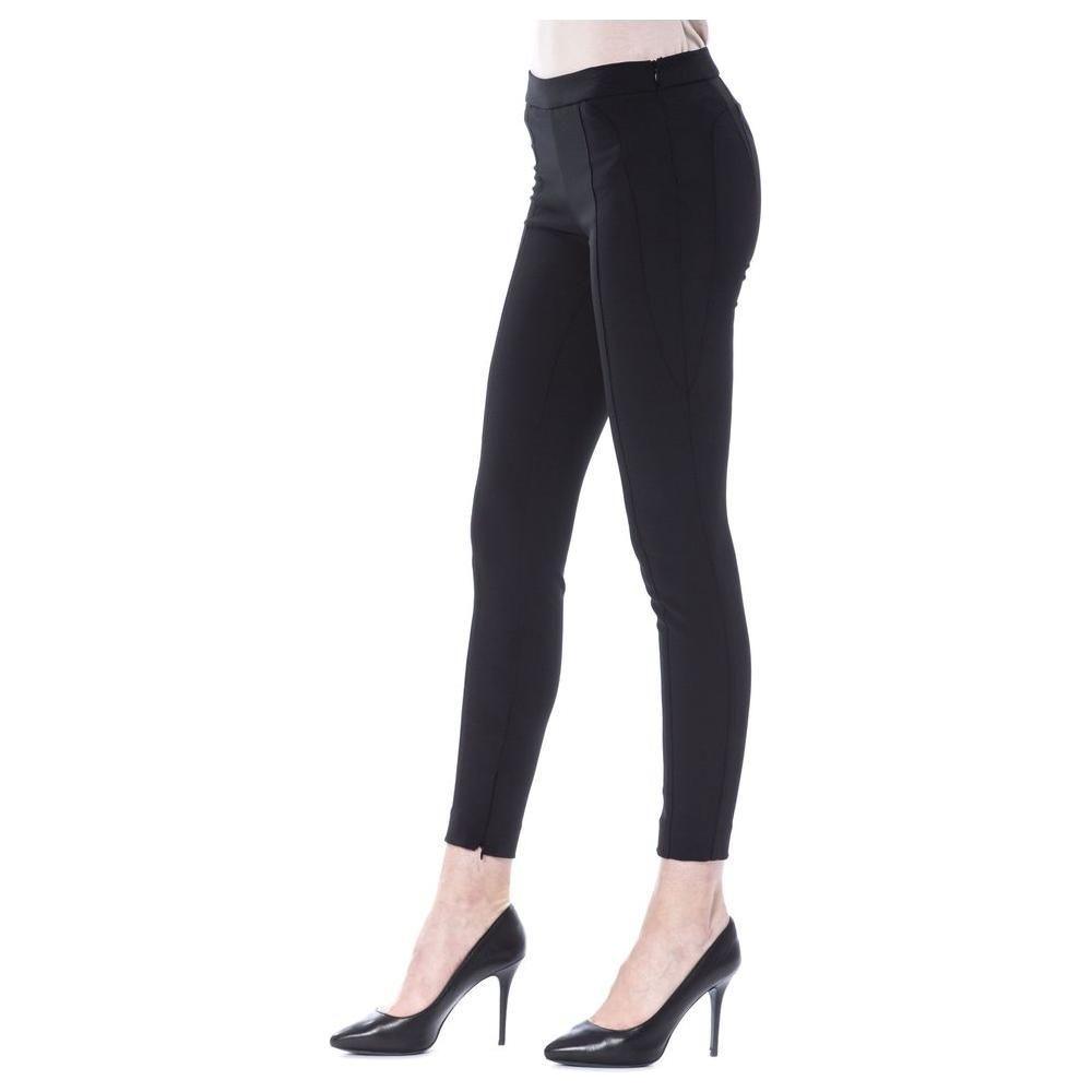 BYBLOS Black Polyester Women's Skinny Pant 1728,67345744032,Black,BYBLOS,Clothing,IT38 | XS,IT40|S,Jeans & Pants - Women - Clothing,New with tags,Pants - Clothing,Skinny Pants - Pants - Clothing,Women,Women - Clothing