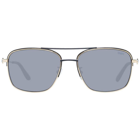 BMW Gold Men Sunglasses BMW Dark Gray