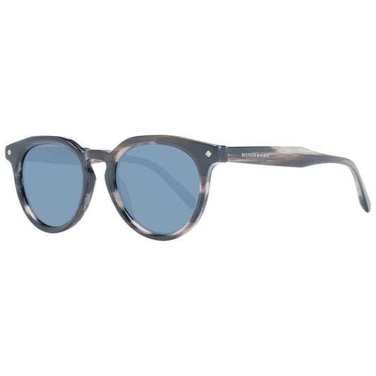 Scotch & Soda Black Men Sunglasses Scotch & Soda Light Slate Gray