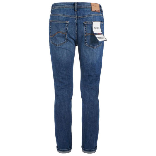 Yes Zee Chic Dark Wash Comfort Denim Jeans Yes Zee Dark Slate Gray