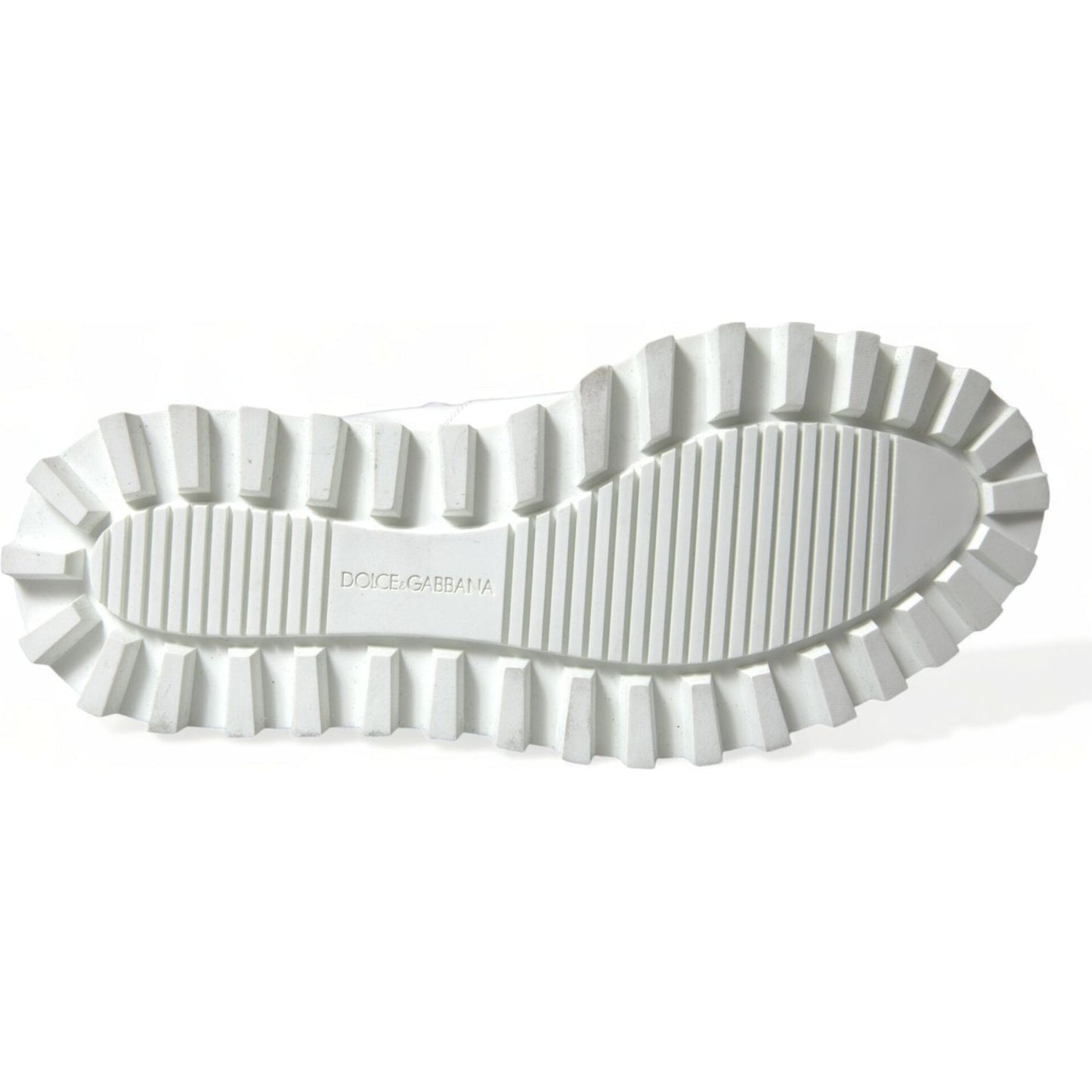 Dolce & Gabbana White Vulcano Trekking Ankle Boots Shoes