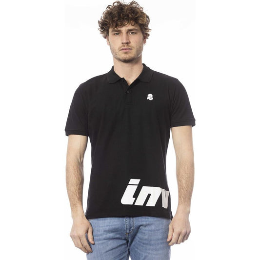 Invicta Black Cotton Men Polo Shirt Invicta Gray