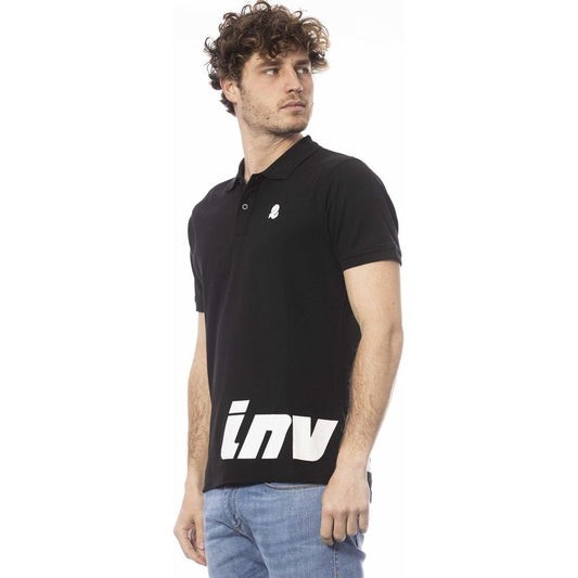 Invicta Black Cotton Men Polo Shirt Invicta Gray