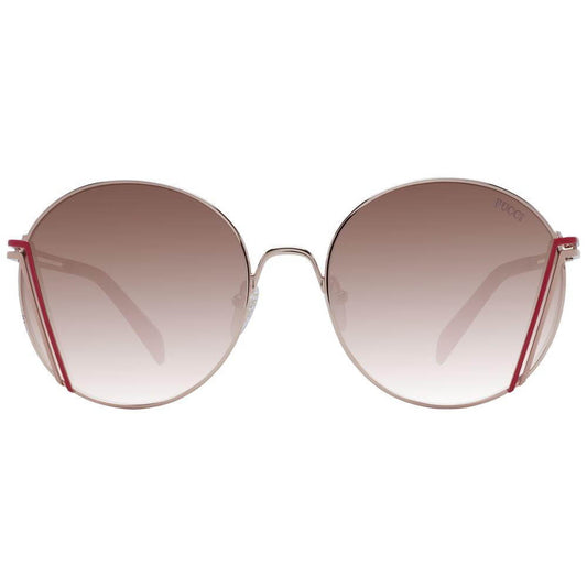 Emilio Pucci Rose Gold Women Sunglasses Emilio Pucci Rosy Brown