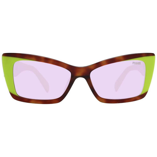 Emilio Pucci Multicolor Women Sunglasses Emilio Pucci Saddle Brown