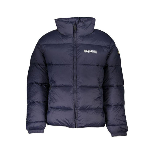 Napapijri Eco-Conscious Blue Jacket with Sleek Design Napapijri Dark Slate Gray