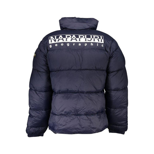 Napapijri Eco-Conscious Blue Jacket with Sleek Design Napapijri Dark Slate Gray
