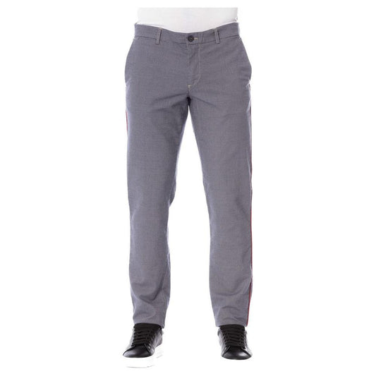 Trussardi Jeans Blue Cotton Men's Jean Trussardi Jeans Slate Gray