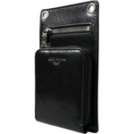Dolce & Gabbana Wallet Black Horse Leather Zip Logo Cross Body Phone Slot Dolce & Gabbana Black