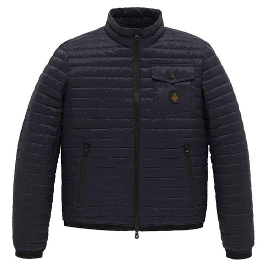 Refrigiwear Blue Nylon Jacket Refrigiwear Dark Slate Gray