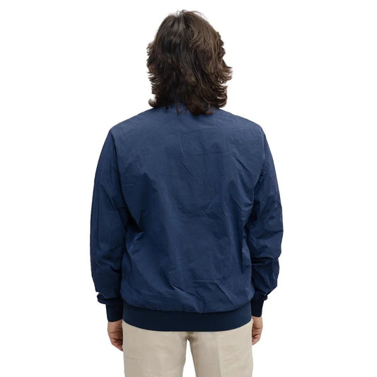 Refrigiwear Elevated Casual Blue Bomber Jacket Refrigiwear Dark Slate Gray