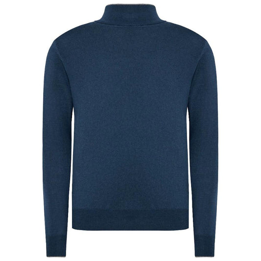 La Martina Blue Acrylic Sweater La Martina Dark Slate Gray