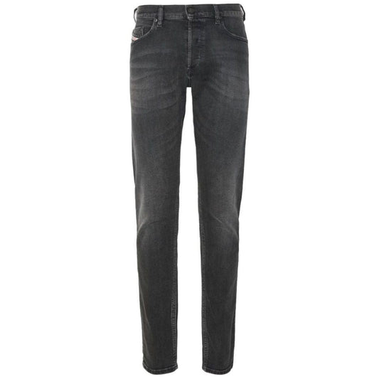 Diesel Black Cotton Jeans & Pant Diesel Dark Slate Gray