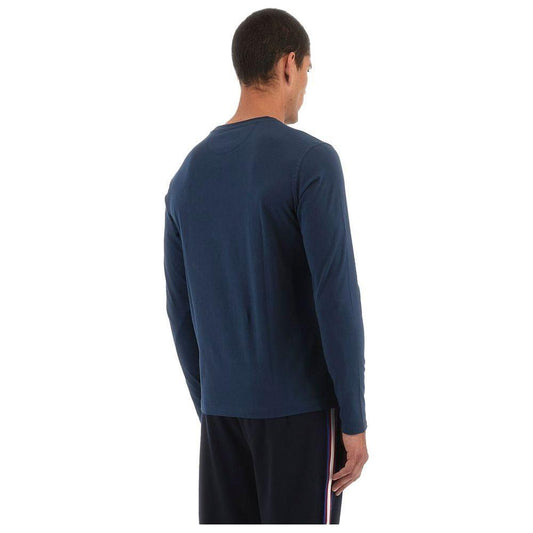 La Martina Blue Cotton T-Shirt La Martina Dark Slate Gray
